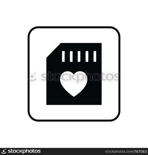 Heart vector icon, Symbol of Love and Valentine's Day, Social love, heart icon, Heart icon, Perfect Love symbol