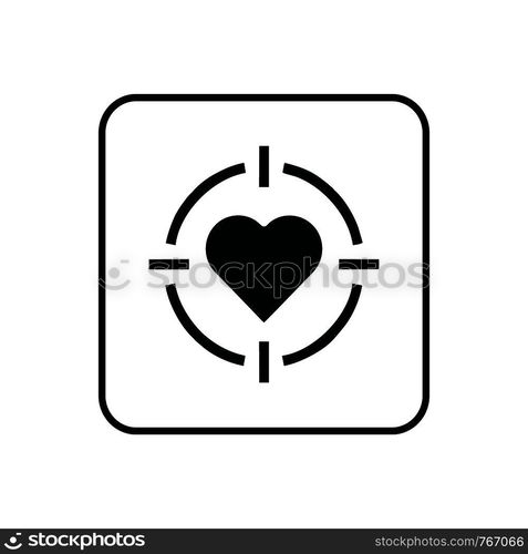 Heart vector icon, Symbol of Love and Valentine's Day, Social love, heart icon, Heart icon, Perfect Love symbol