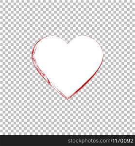 Heart vector icon. Valentines day. Heart symbol