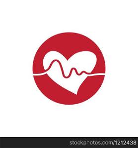 heartbeat icon vector illustration design template