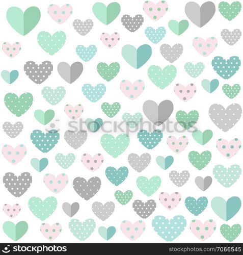 Hearts background, Valentine's day