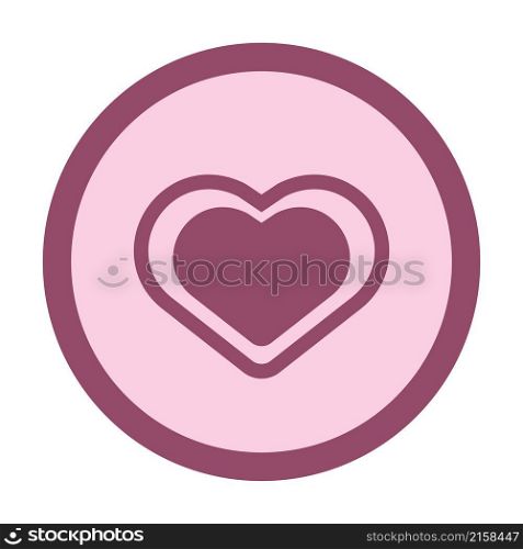hearts circle icon