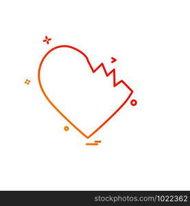 Hearts icon design vector