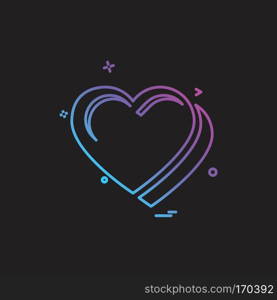 Hearts icon design vector 