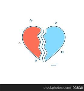 Hearts icon design vector 