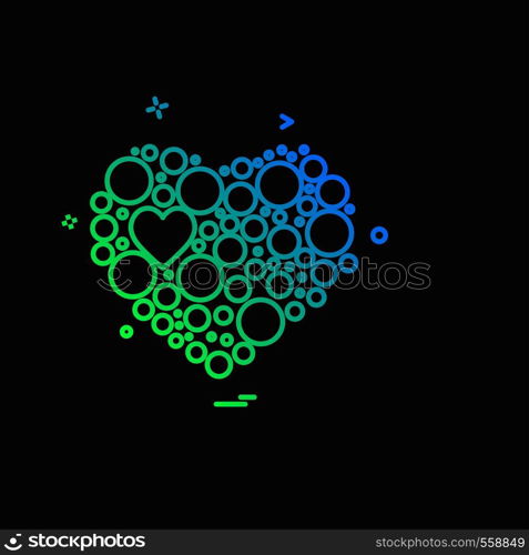 Hearts icon design vector