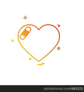 Hearts icon design vector