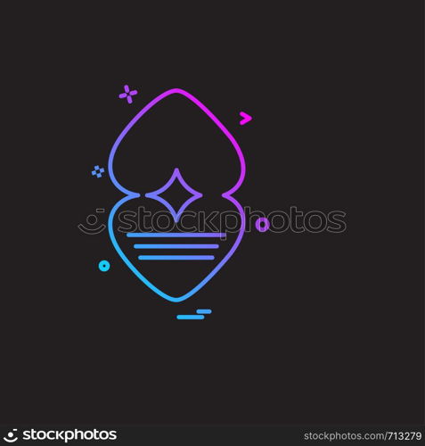 Hearts icon design vector