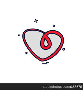 Hearts icon design vector