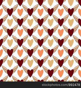 Hearts pattern background. Valentines Day seamless pattern. Print with red hearts. Hearts pattern background. Valentines Day seamless pattern. Print with red hearts.