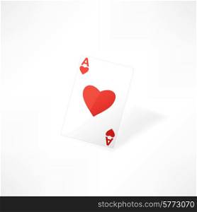 Hearts playing card