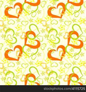 Hearts seamless pattern
