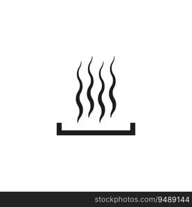 Heat sign. Heat wave of steam icon. Superheated icon. Steam symbol. Vector illustration. Eps 10. Stock image.. Heat sign. Heat wave of steam icon. Superheated icon. Steam symbol. Vector illustration. Eps 10.