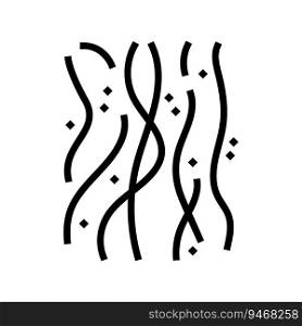 heat wave line icon vector. heat wave sign. isolated contour symbol black illustration. heat wave line icon vector illustration