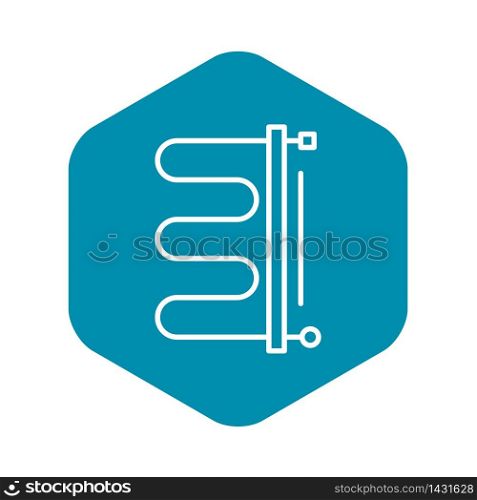 Heater boiler icon. Outline heater boiler vector icon for web design isolated on white background. Heater boiler icon, outline style