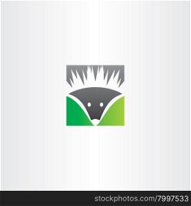 hedgehog vector logo icon symbol