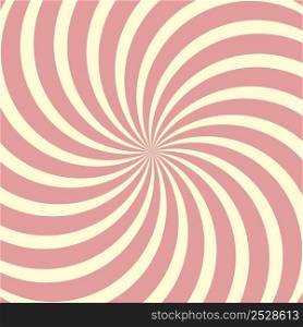 Helical circular background, Lollipop twisted rays pop art comic pastel