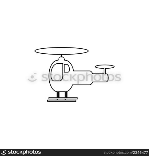 helicopter icon design illustration