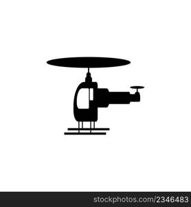 helicopter icon design illustration