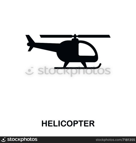 Helicopter icon. Line style icon design. UI. Illustration of helicopter icon. Pictogram isolated on white. Ready to use in web design, apps, software, print. Helicopter icon. Line style icon design. UI. Illustration of helicopter icon. Pictogram isolated on white. Ready to use in web design, apps, software, print.
