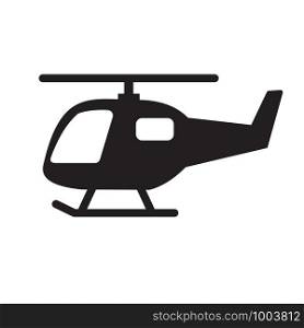 helicopter icon on white background. flat style. helicopter transport icon for your web site design, logo, app, UI. helicopter symbol. flight transportation sign.