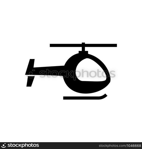 Helicopter icon trendy