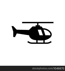 Helicopter icon trendy