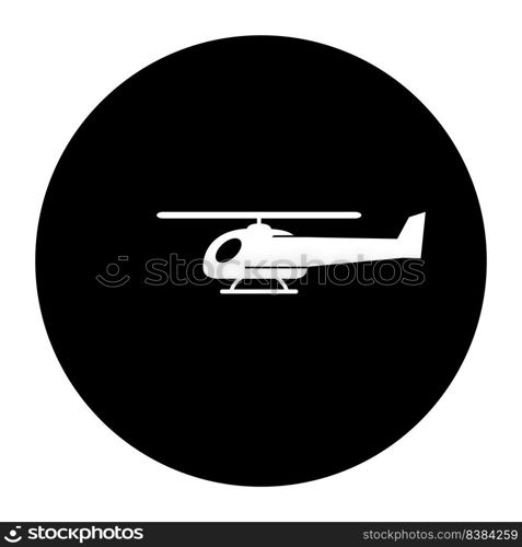 helicopter icon vector illustration design