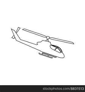 helicopter icon vector illustration simple design