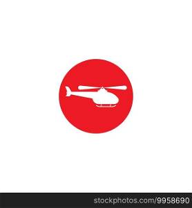 helicopter logo vector design illustration