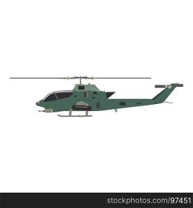 Helicopter military vector war illustration transport army air silhouette vehicle isolated icon