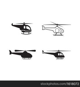 Helicopter vector icon design illustration