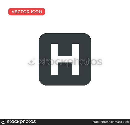 Helipad Icon Vector Illustration Design