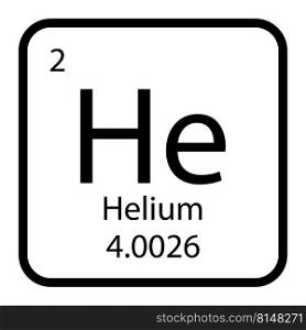 Helium icon vektor illustratration design