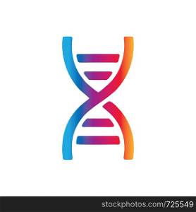 helix, dna, genome icon vector logo template