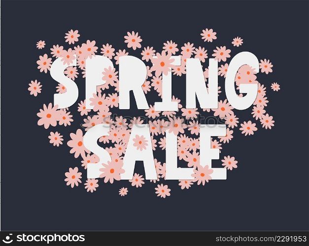 Hello Spring hand logotype, badge typography icon. Lettering spring season with leaf for greeting card, invitation template. Retro, vintage lettering banner poster template background, Sale. Sale Spring hand logotype, badge typography icon. Lettering spring season with leaf for greeting card, invitation template. Retro, vintage lettering banner poster template background, Sale, offer