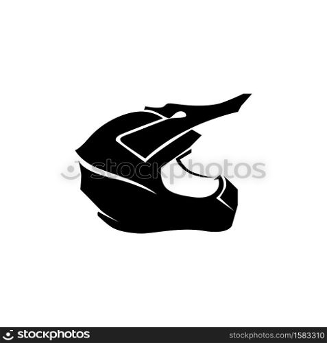 Helmet cross icon vector illustration template design