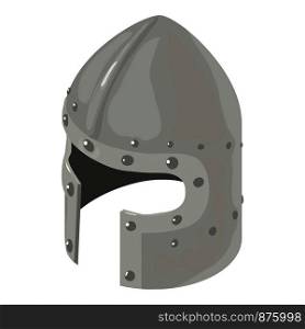 Helmet knight military icon. Isometric illustration of helmet knight military vector icon for web. Helmet knight military icon, isometric 3d style