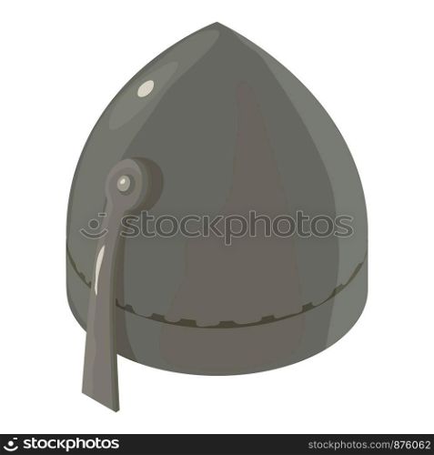Helmet knight warrior icon. Isometric illustration of helmet knight warrior vector icon for web. Helmet knight warrior icon, isometric 3d style