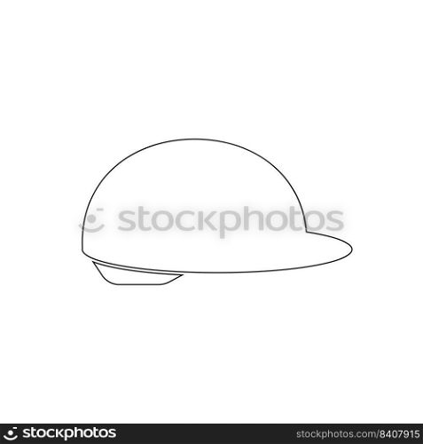 helmet logo stock illustration design
