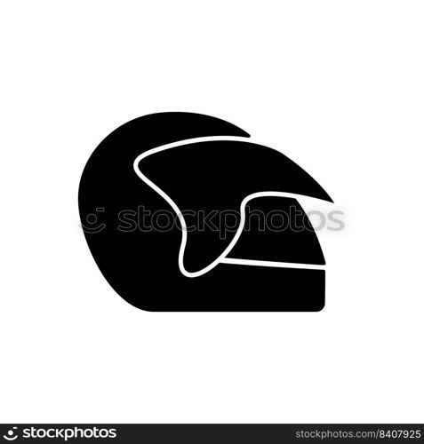 helmet logo stock illustration design