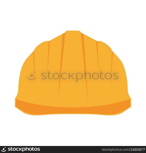 Helmet protection icon. Construction helmet, safety in construction work.