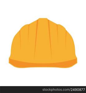 Helmet protection icon. Construction helmet, safety in construction work.