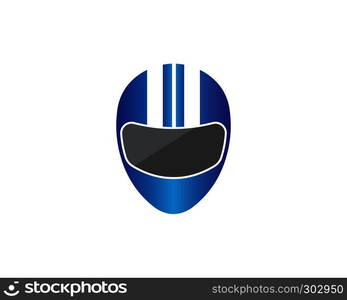 helmet vector icon logo illustration template