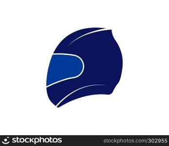 helmet vector icon logo illustration template