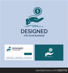 help, cash out, debt, finance, loan Business Logo Glyph Icon Symbol for your business. Turquoise Business Cards with Brand logo template.. Vector EPS10 Abstract Template background
