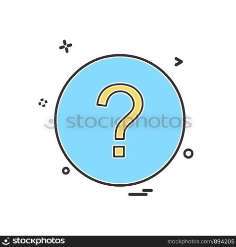 Help icon design vector