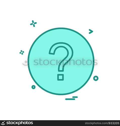 Help icon design vector