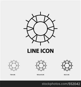 help, lifebuoy, lifesaver, save, support Icon in Thin, Regular and Bold Line Style. Vector illustration. Vector EPS10 Abstract Template background