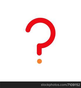 Help, Question, Question Mark, Mark Flat Color Icon. Vector icon banner Template